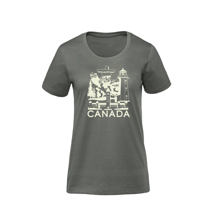 CANADIAN LANDMARKS PREMIUM TEE (WOMENS)