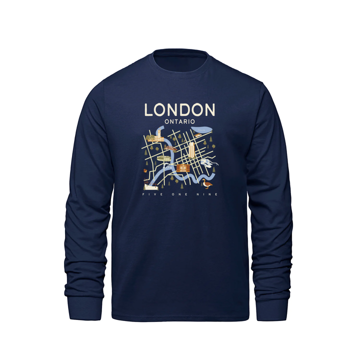 LONDON LANDMARKS LONG SLEEVE (MENS)