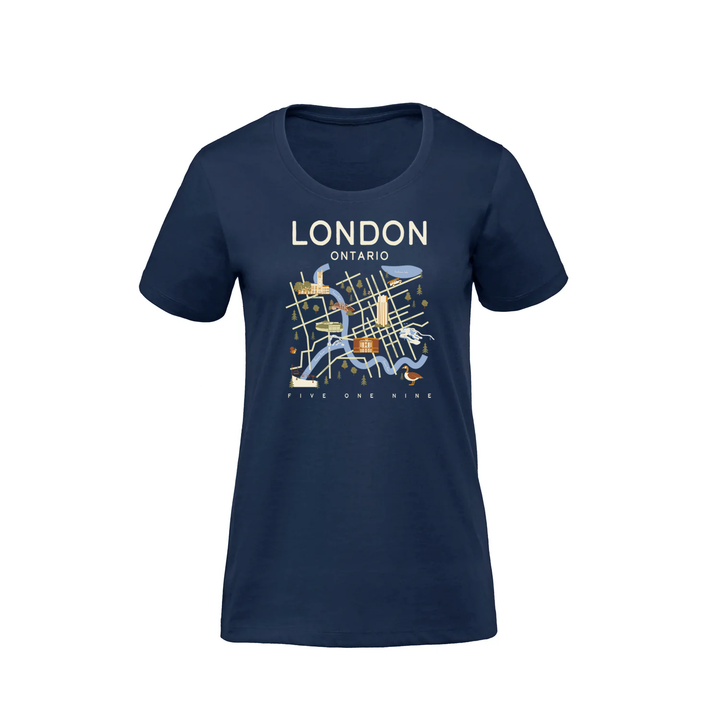 LONDON LANDMARKS PREMIUM TEE (WOMENS)