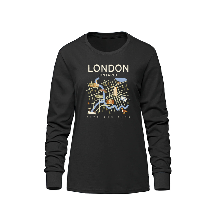 LONDON LANDMARKS LONG SLEEVE (WOMENS)