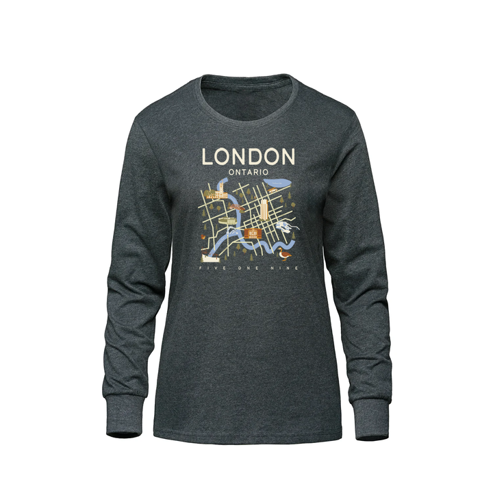 LONDON LANDMARKS LONG SLEEVE (WOMENS)