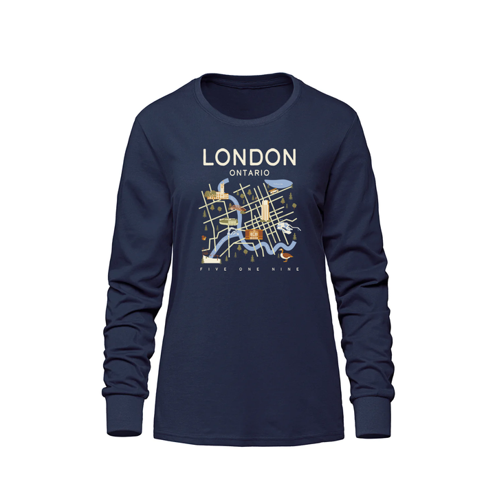 LONDON LANDMARKS LONG SLEEVE (WOMENS)