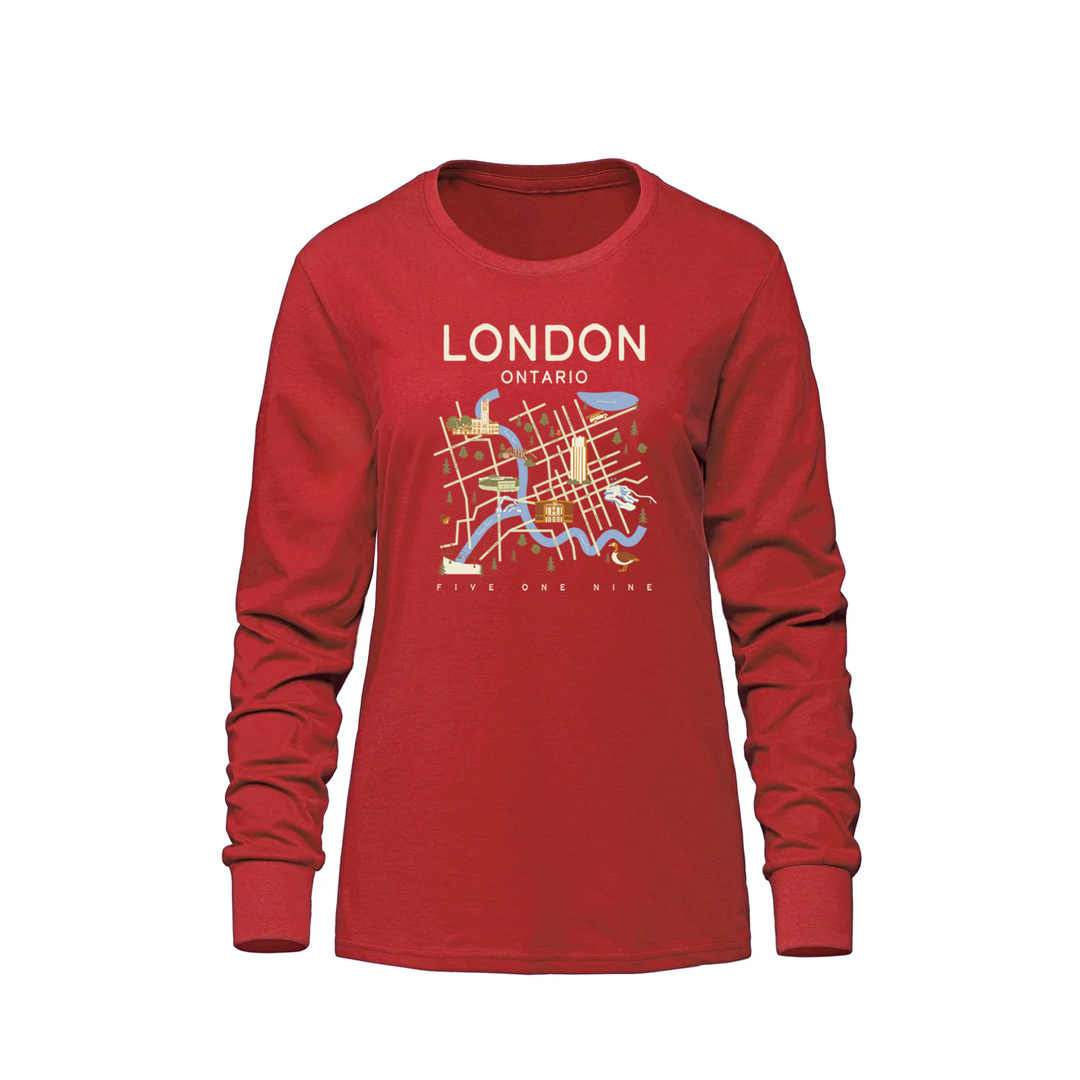 LONDON LANDMARKS LONG SLEEVE (WOMENS)
