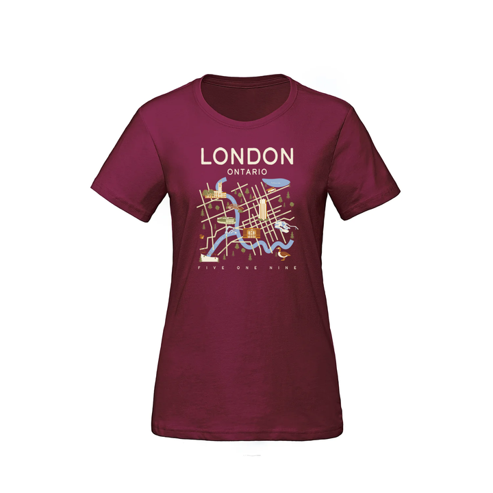 LONDON LANDMARKS TEE (WOMENS)