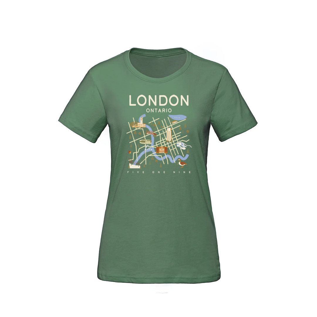 LONDON LANDMARKS TEE (WOMENS)