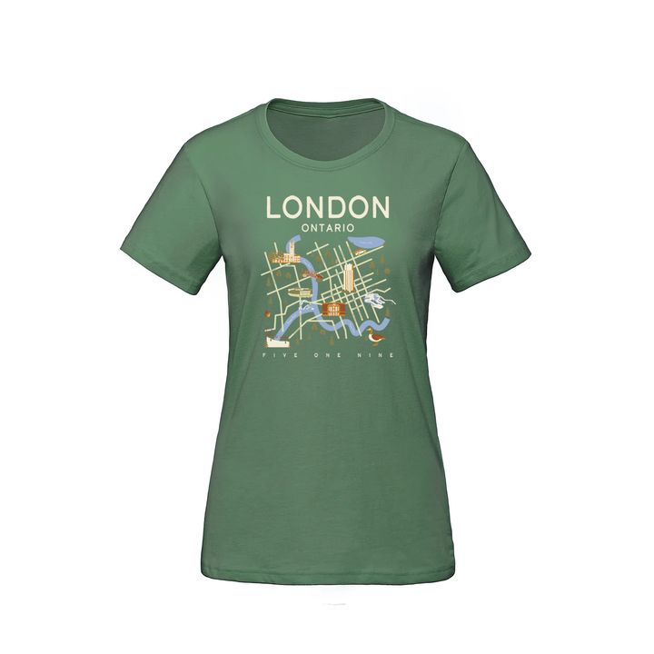 LONDON LANDMARKS TEE (WOMENS)