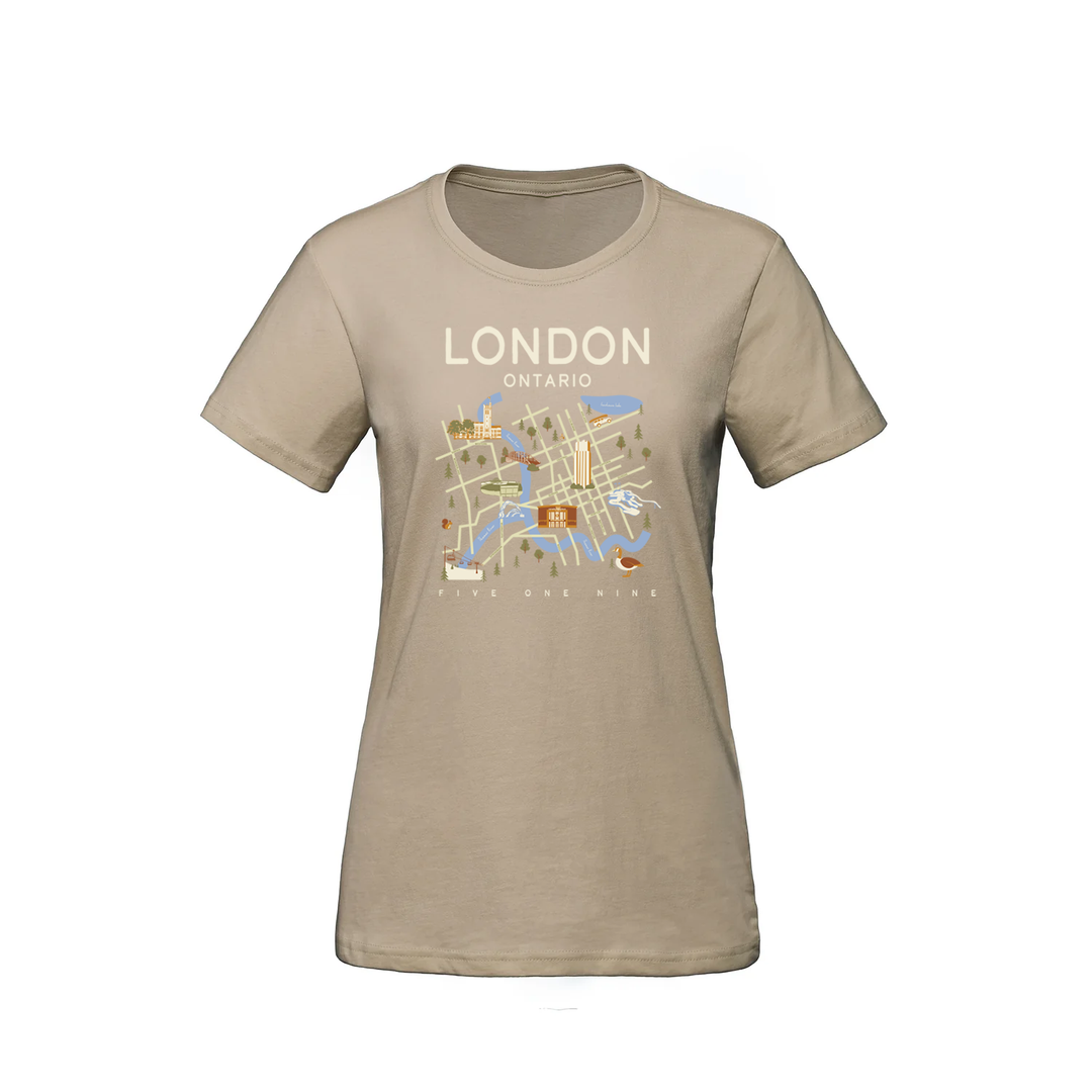 LONDON LANDMARKS TEE (WOMENS)