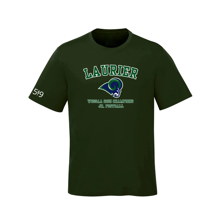 LAURIER JR FOOTBALL CHAMPS TEE (MENS)