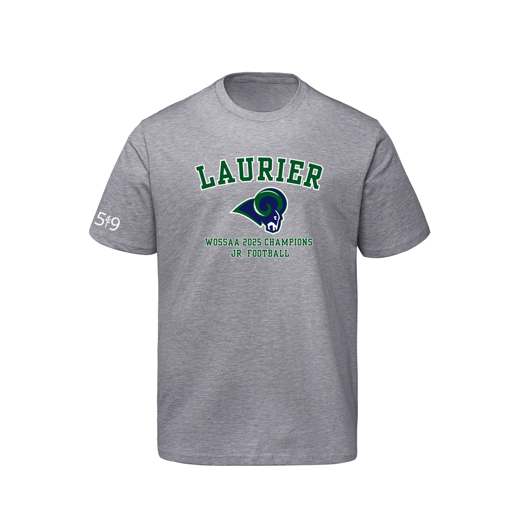 LAURIER JR FOOTBALL CHAMPS TEE (MENS)