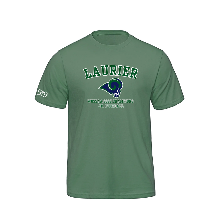LAURIER JR FOOTBALL CHAMPS TEE (MENS)