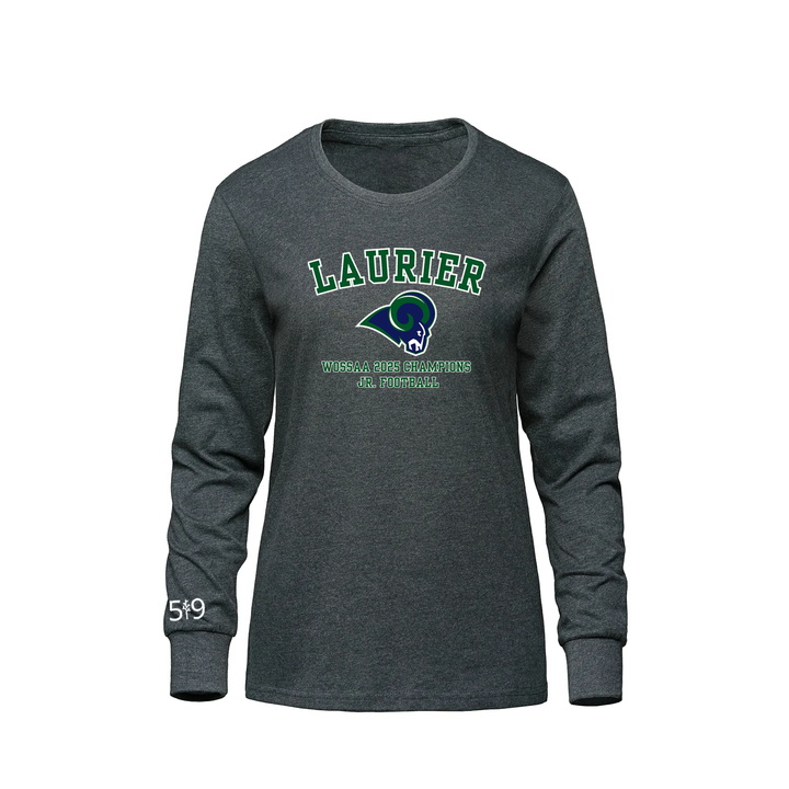 LAURIER JR FOOTBALL CHAMPS LONG SLEEVE (WOMENS)