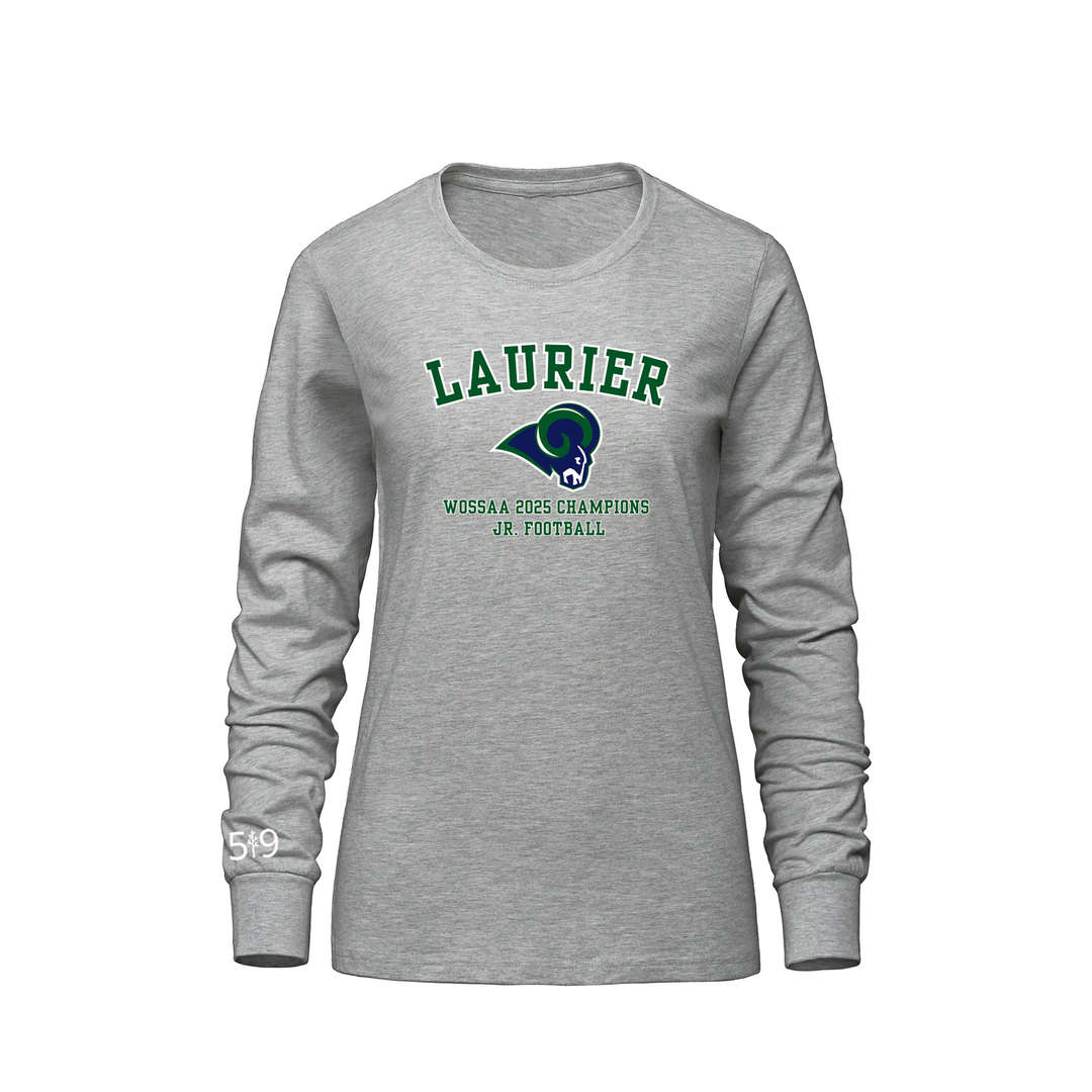 LAURIER JR FOOTBALL CHAMPS LONG SLEEVE (WOMENS)
