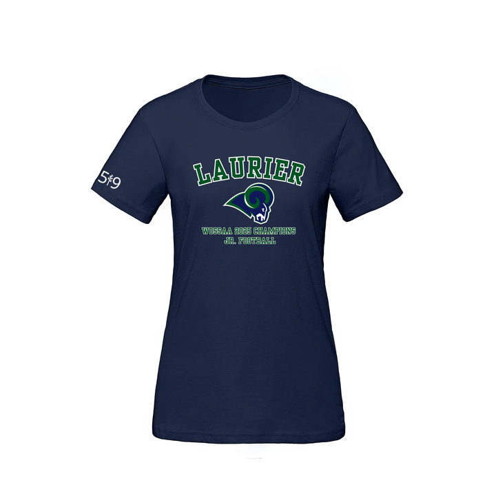 LAURIER JR FOOTBALL CHAMPS TEE (WOMENS)