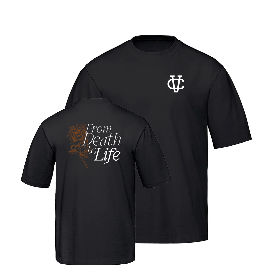 FROM DEATH TO LIFE OVERSIZED TEE (UNISEX)