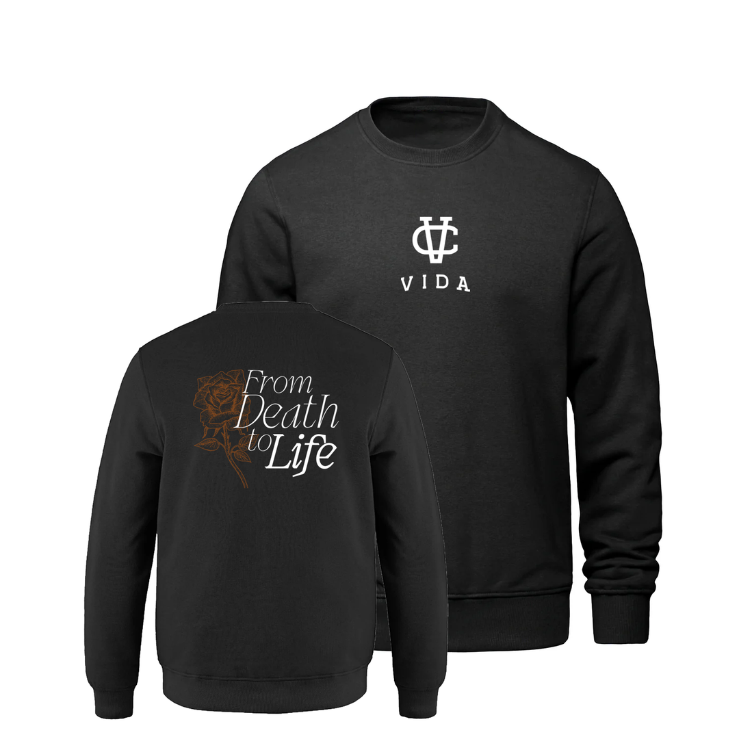 FROM DEATH TO LIFE CREW (UNISEX)