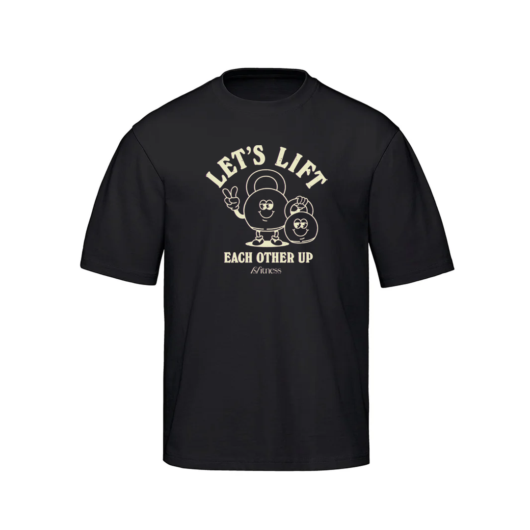 BFITNESS LET'S LIFT OVERSIZED TEE (UNISEX)