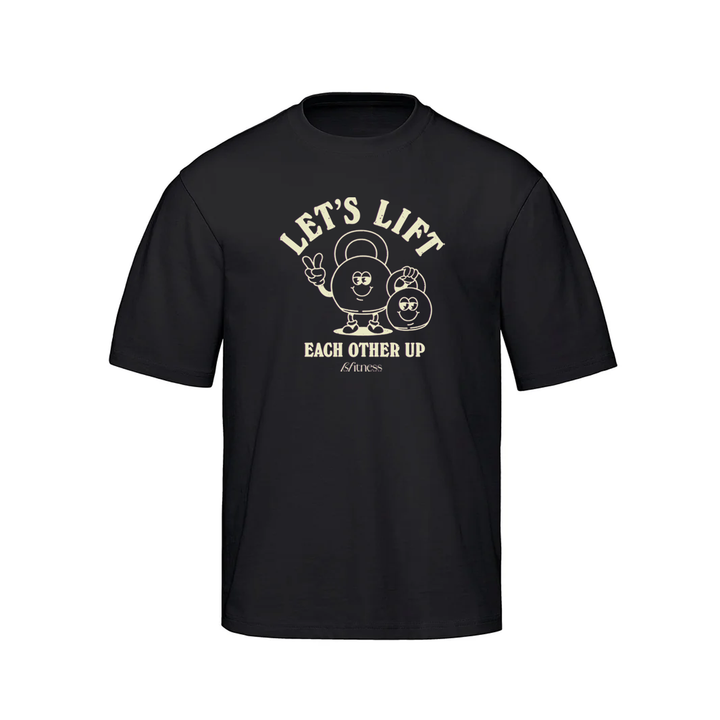 BFITNESS LET'S LIFT OVERSIZED TEE (UNISEX)