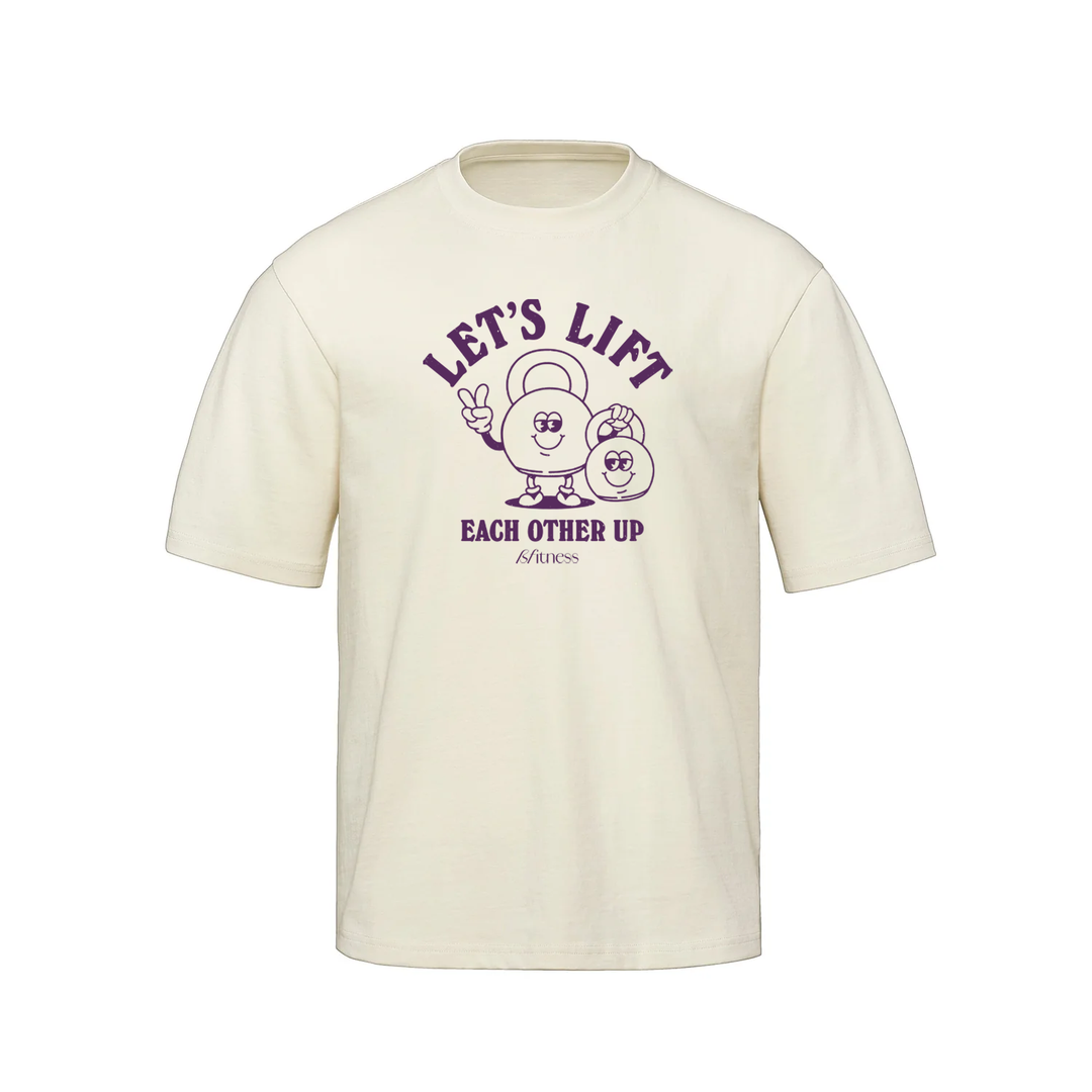 BFITNESS LET'S LIFT OVERSIZED TEE (UNISEX)