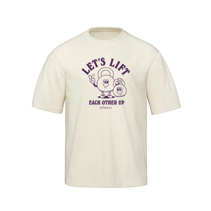 BFITNESS LET'S LIFT OVERSIZED TEE (UNISEX)