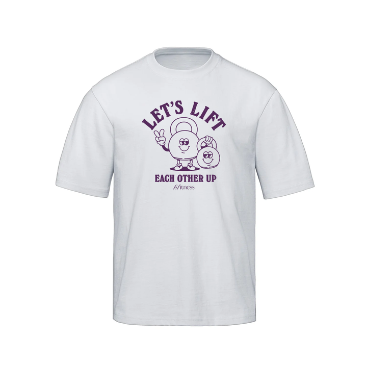 BFITNESS LET'S LIFT OVERSIZED TEE (UNISEX)