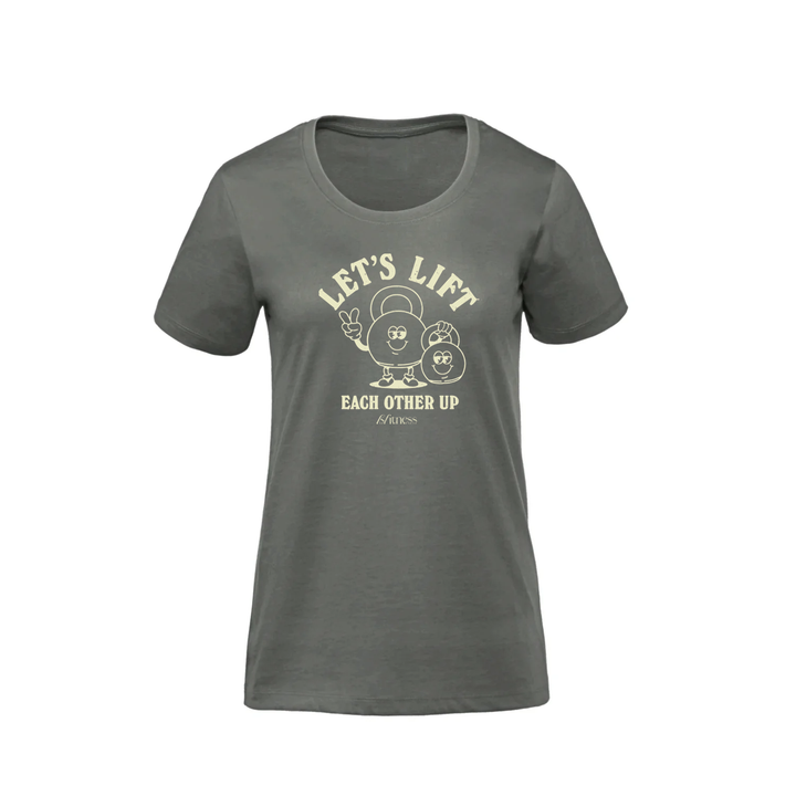 BFITNESS LET'S LIFT PREMIUM TEE (WOMENS)