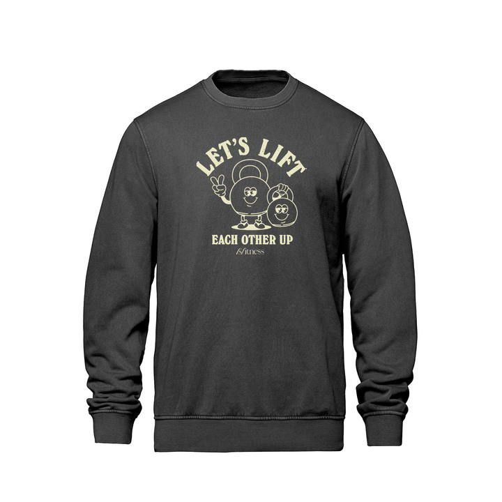 BFITNESS LET'S LIFT RETRO CREW (UNISEX)