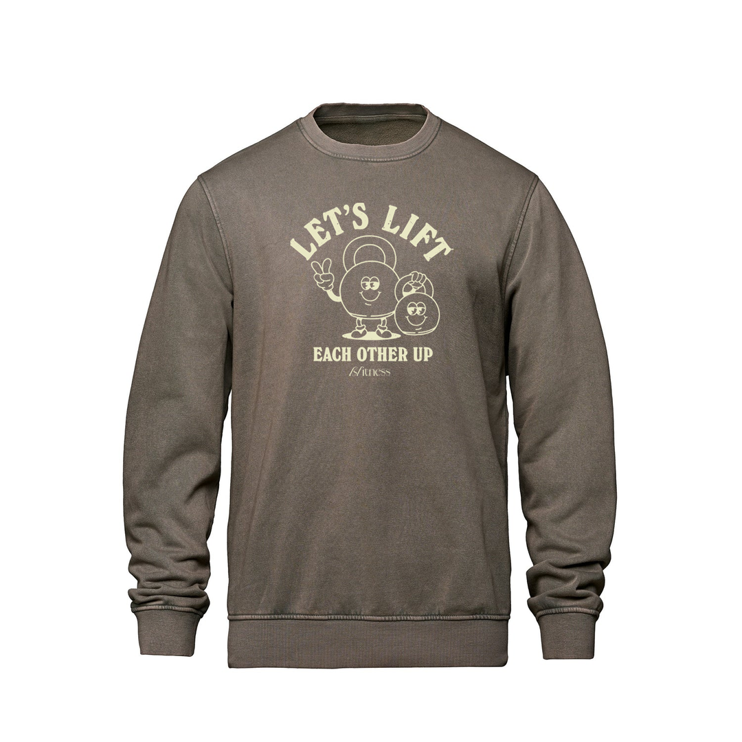 BFITNESS LET'S LIFT RETRO CREW (UNISEX)