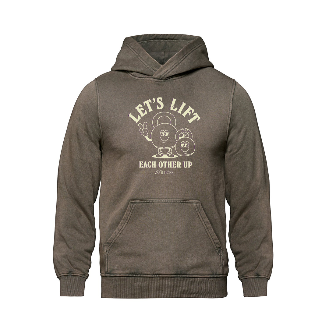 BFITNESS LET'S LIFT RETRO HOODIE (UNISEX)