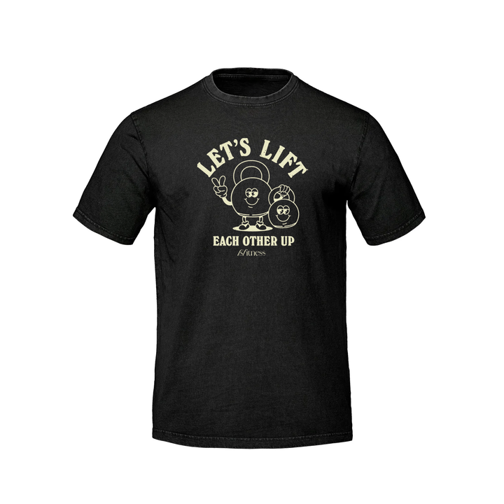 BFITNESS LET'S LIFT RETRO TEE (UNISEX)