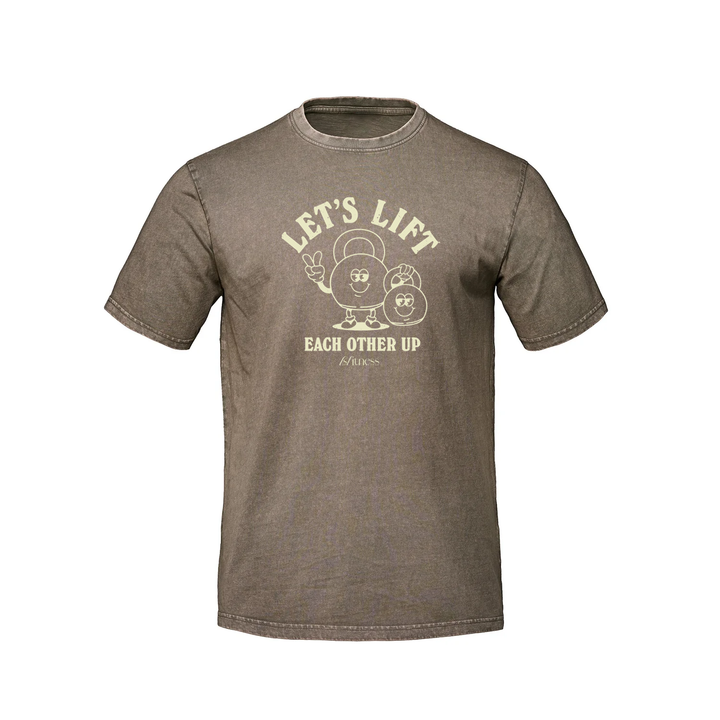 BFITNESS LET'S LIFT RETRO TEE (UNISEX)