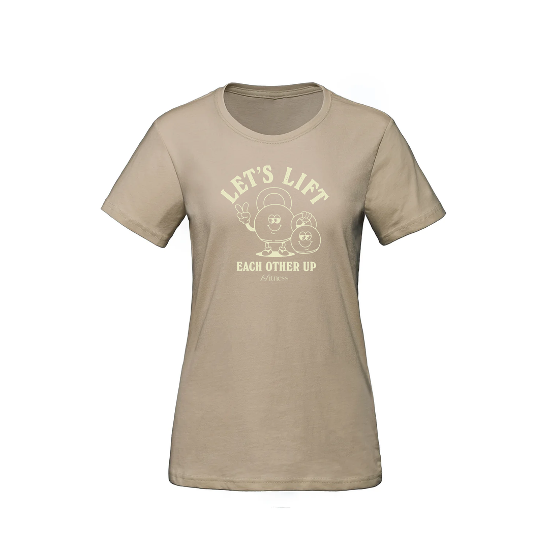 BFITNESS LET'S LIFT TEE (WOMENS)