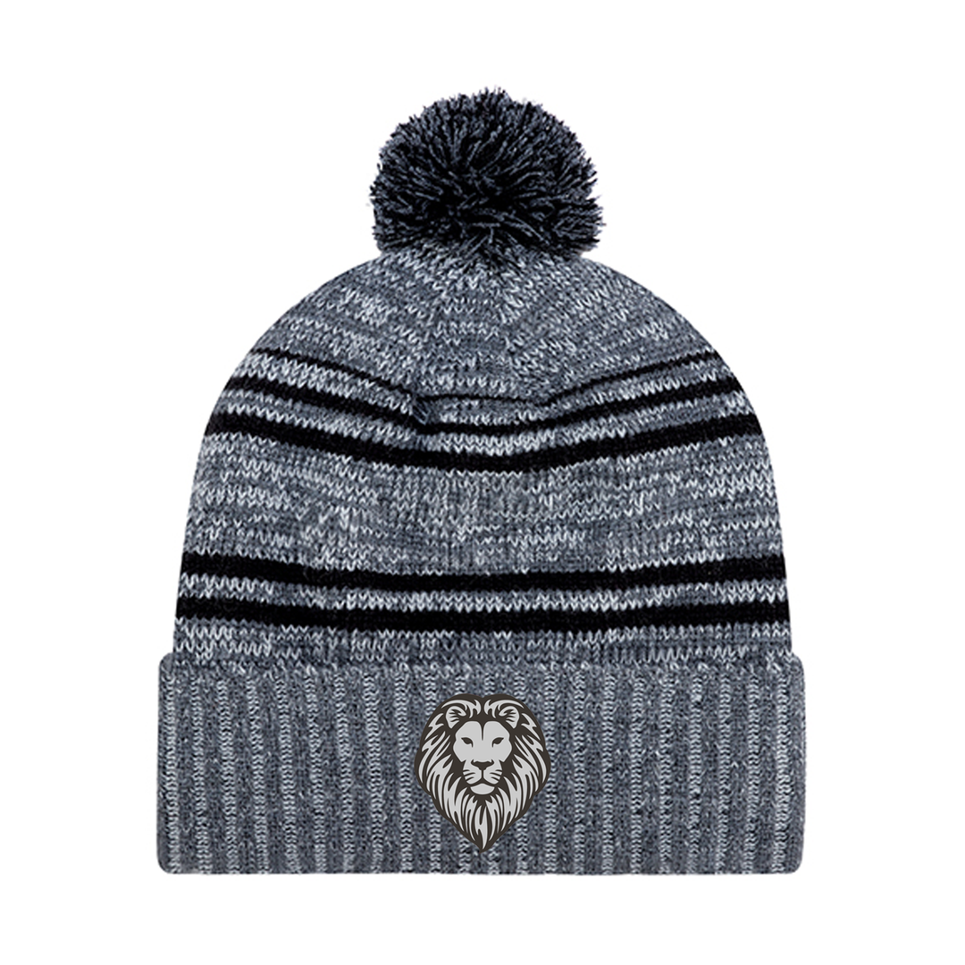 SOUTH EMBROIDERED POM-POM TOQUE