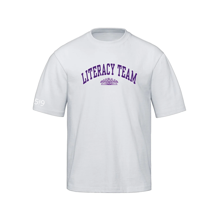 LITERACY TEAM VARSITY OVERSIZED TEE (UNISEX)