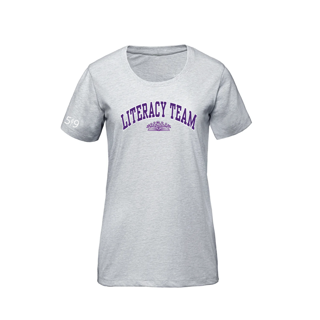 LITERACY TEAM VARSITY PREMIUM TEE (WOMENS)