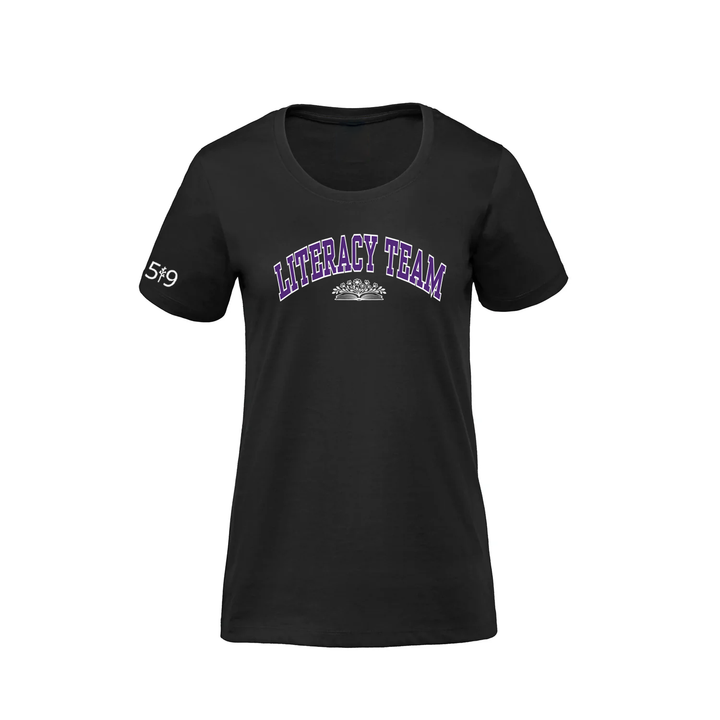 LITERACY TEAM VARSITY PREMIUM TEE (WOMENS)
