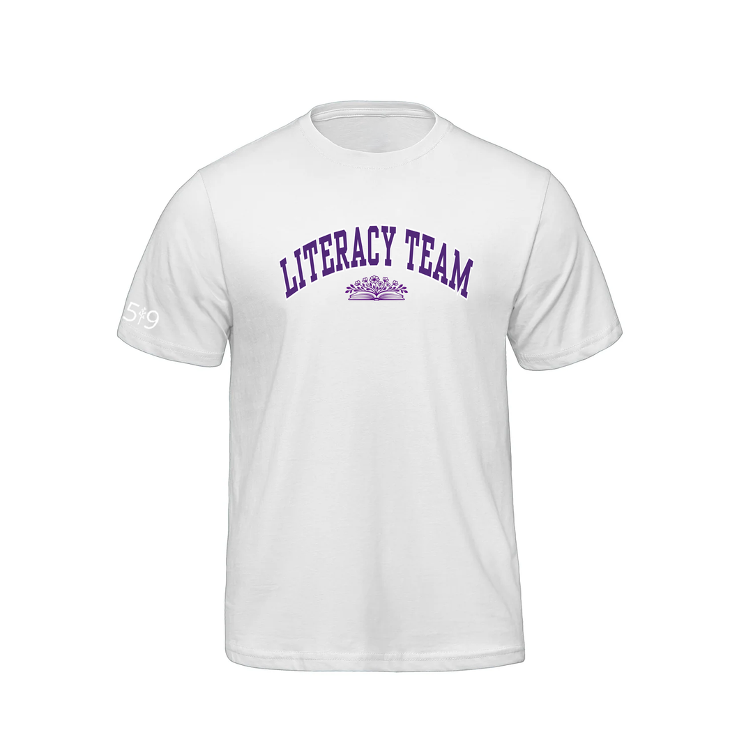 LITERACY TEAM VARSITY TEE (MENS)