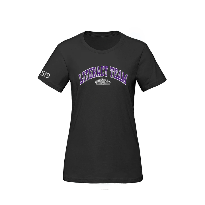 LITERACY TEAM VARSITY TEE (WOMENS)