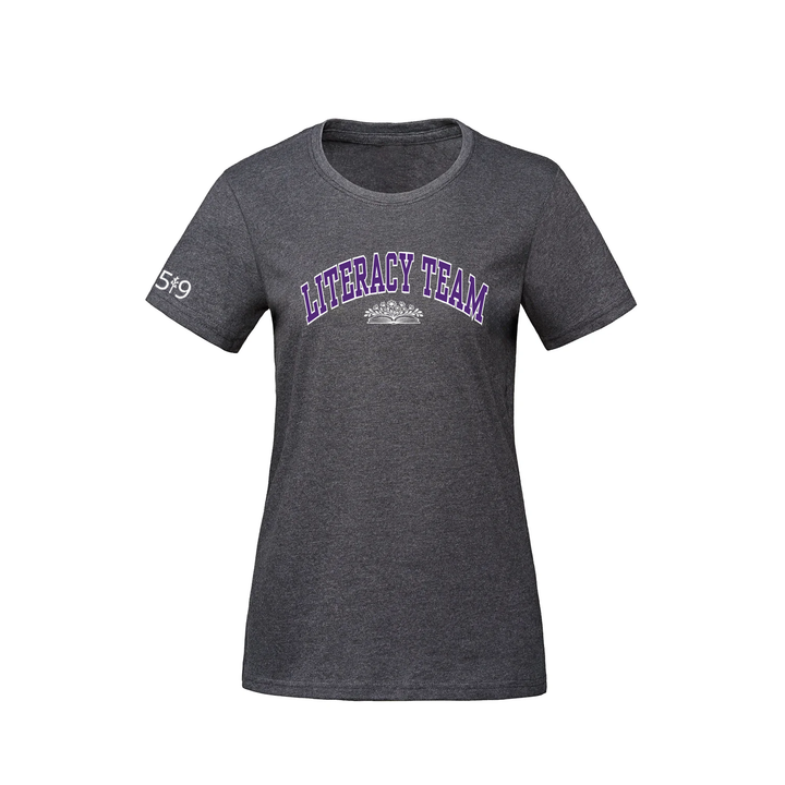 LITERACY TEAM VARSITY TEE (WOMENS)