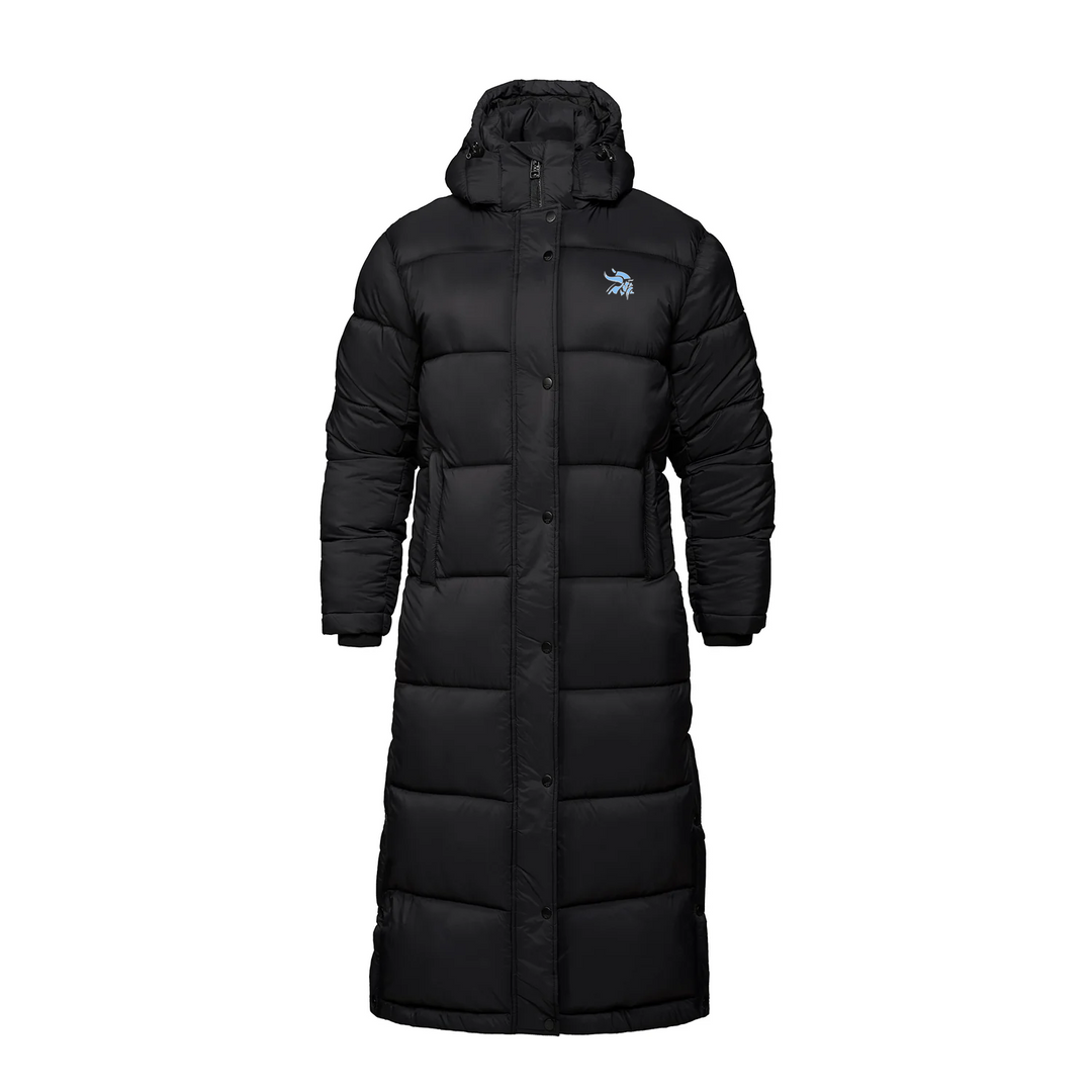 LUCAS VIKINGS EMBROIDERED LONG CORE PUFF COAT (WOMENS)