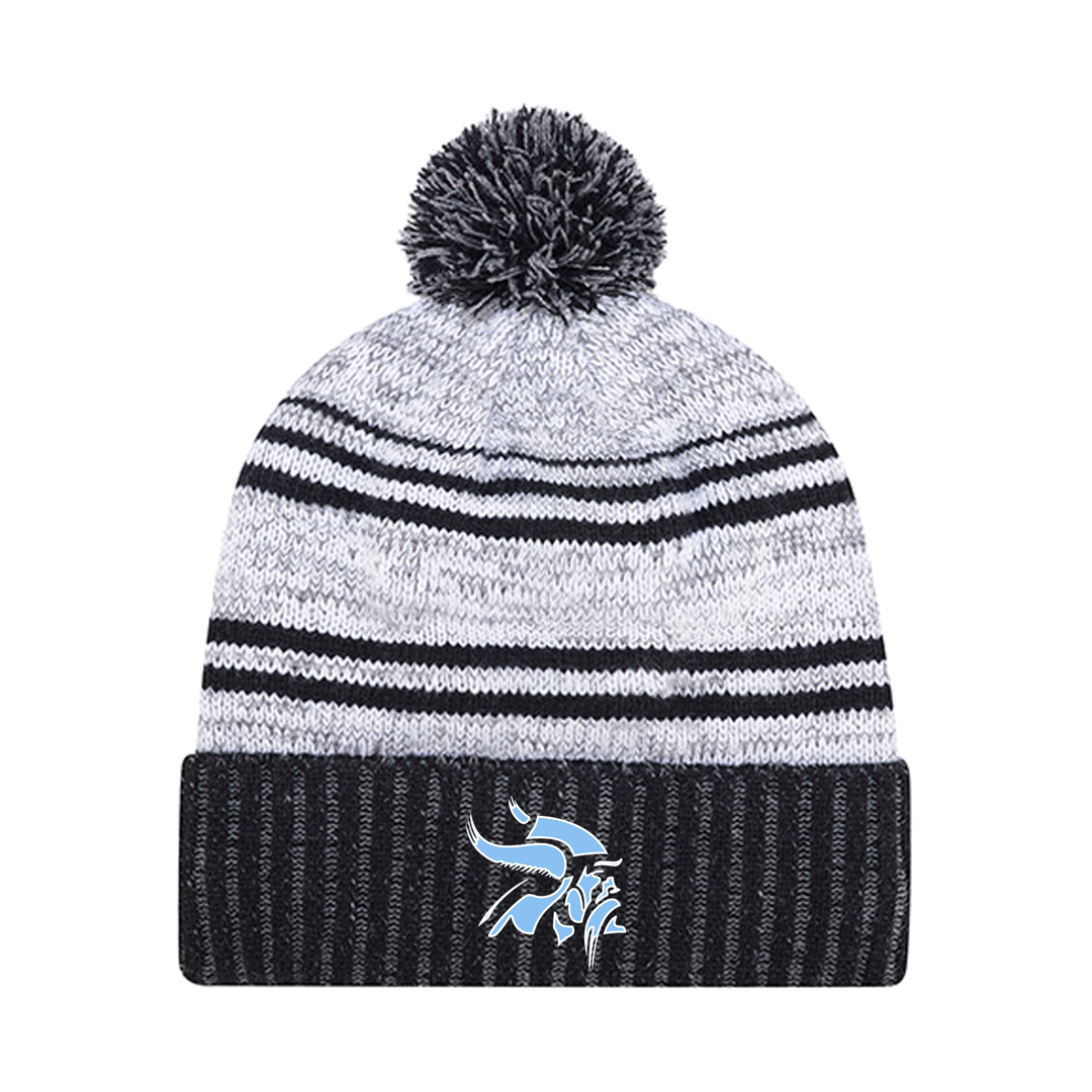LUCAS VIKINGS EMBROIDERED POM-POM TOQUE