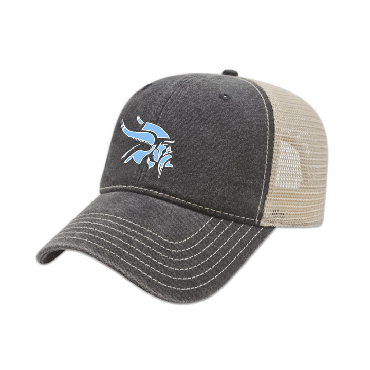LUCAS VIKINGS EMBROIDERED VINTAGE TRUCKER CAP
