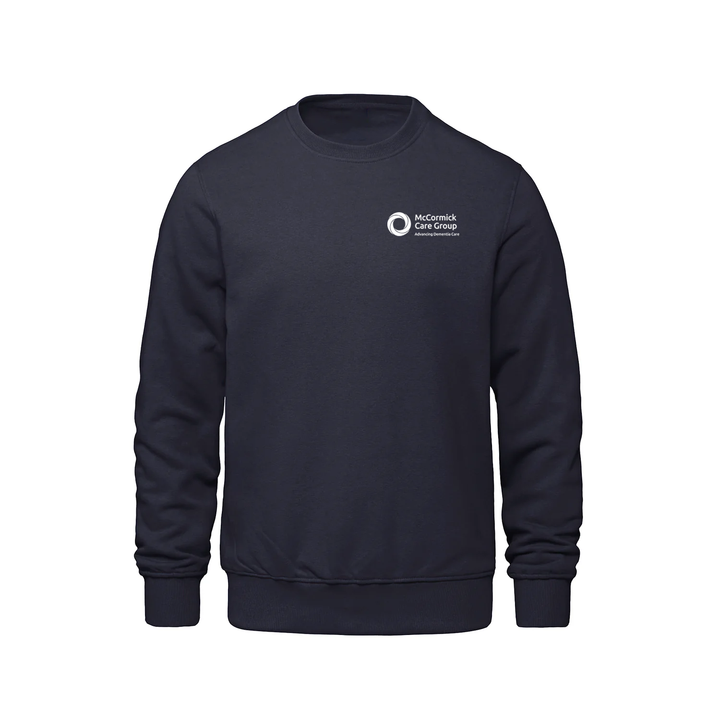 MCCORMICK CARE GROUP EMBROIDERED CREW (UNISEX)