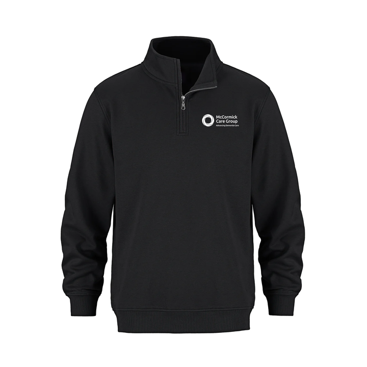 MCCORMICK CARE GROUP EMBROIDERED 1/4 ZIP (UNISEX)