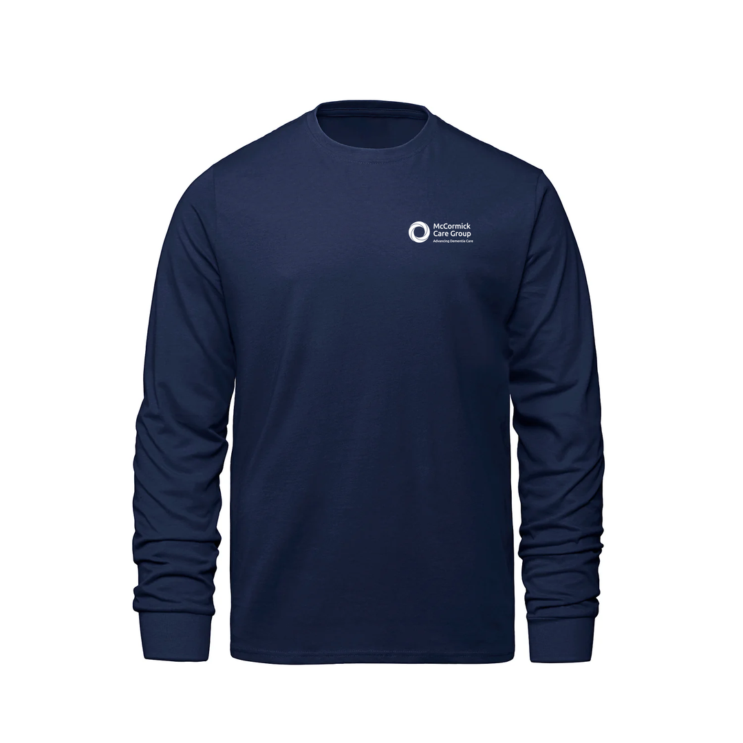 MCCORMICK CARE GROUP MONOCHROMATIC EMBLEM LONG SLEEVE (MENS)