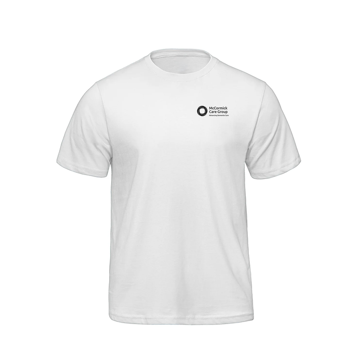 MCCORMICK CARE GROUP MONOCHROMATIC EMBLEM TEE (MENS)
