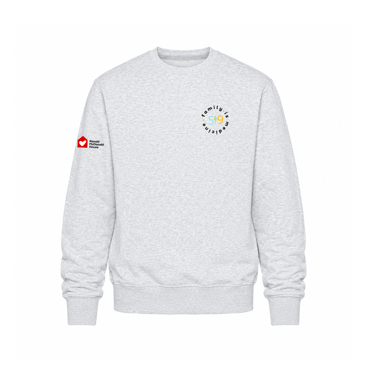 FAMILY IS MEDICINE EMBROIDERED CREW (UNISEX)