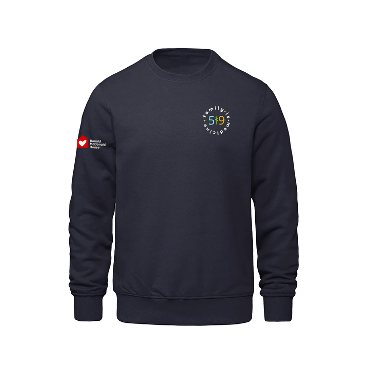 FAMILY IS MEDICINE EMBROIDERED CREW (UNISEX)