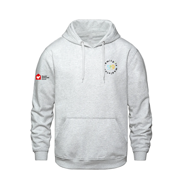 FAMILY IS MEDICINE EMBROIDERED HOODIE (UNISEX)