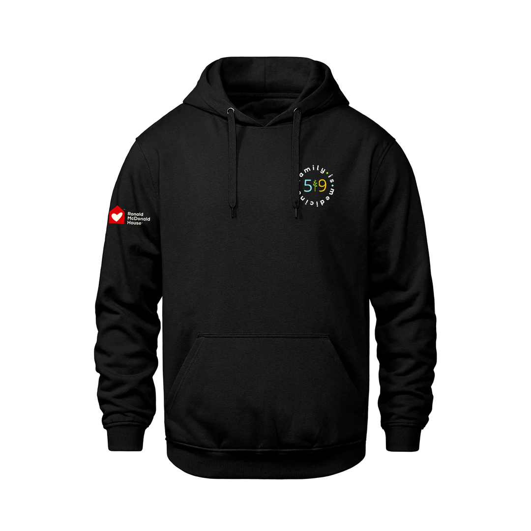 FAMILY IS MEDICINE EMBROIDERED HOODIE (UNISEX)
