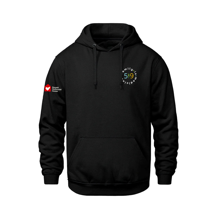 FAMILY IS MEDICINE EMBROIDERED HOODIE (UNISEX)